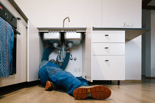 Professional Pipe Repair technician working in Burnsville, NC